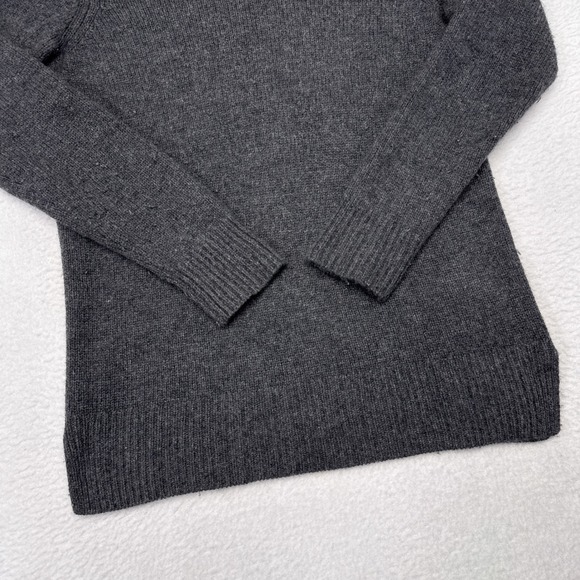 J McLaughlin Cashmere Sweater Womens Size XS Gray Mock Neck Pullover Casual - Picture 3 of 9